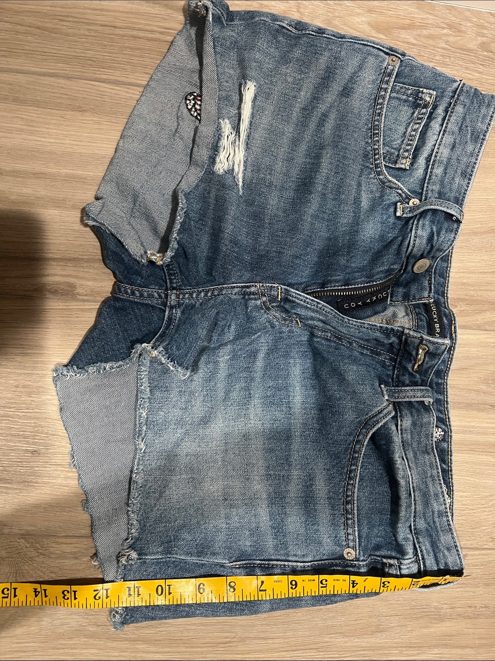 Lucky Brand Butterfly Mid Rise Boy Short - Picture 7 of 7